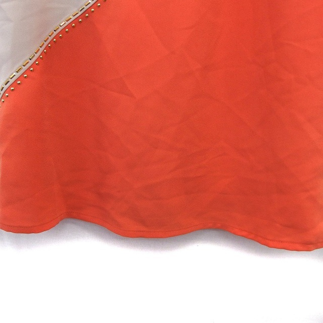 salire(サリア)のサリア タグ付き ワンピース Iライン ミニ シフォン 装飾 フレアスリーブ M レディースのワンピース(ミニワンピース)の商品写真