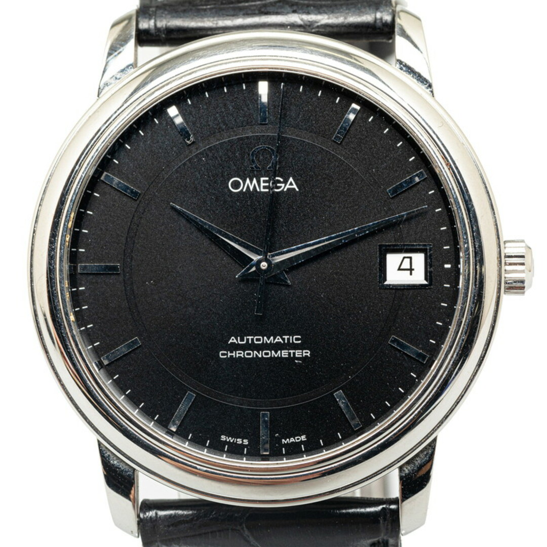 OMEGA(オメガ)のオメガ デビル プレステージ 腕時計 4800.51 自動巻き ブラック文字盤 ステンレススチール メンズ OMEGA 【1-0149089】 メンズの時計(腕時計(アナログ))の商品写真