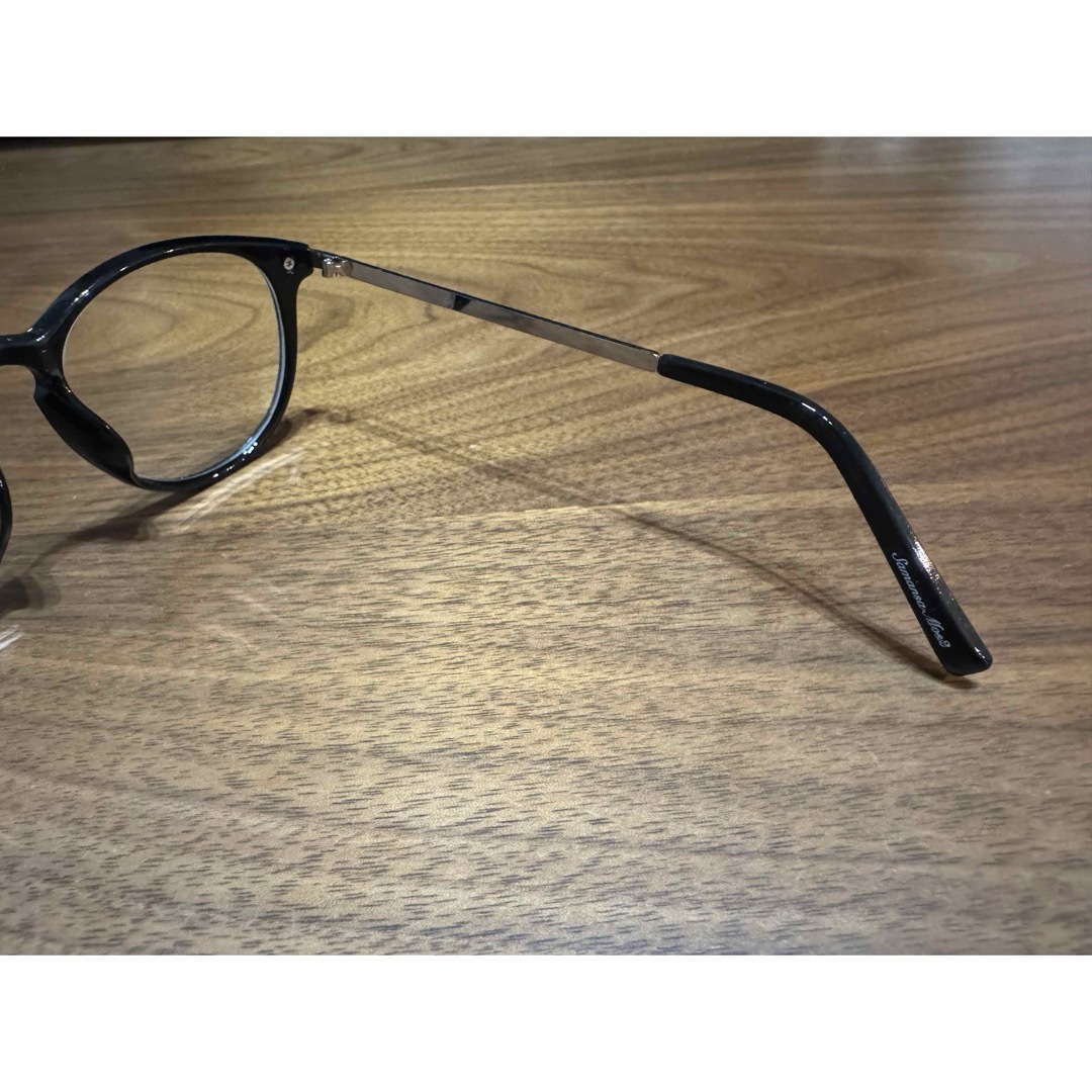 SM2(サマンサモスモス)のsm2 サマンサモスモス メガネ 眼鏡 丸めがね 伊達めがね ブラック 美品 レディースのファッション小物(サングラス/メガネ)の商品写真