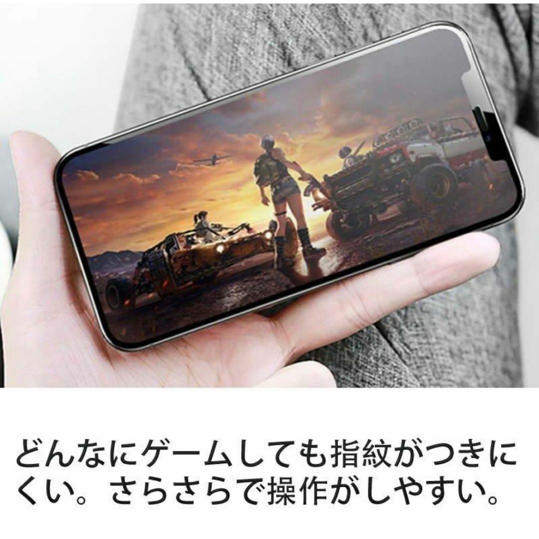 ☆超さらさら　目に優しい☆【13mini】アンチグレアブルーライトカットフィルム スマホ/家電/カメラのスマホアクセサリー(保護フィルム)の商品写真