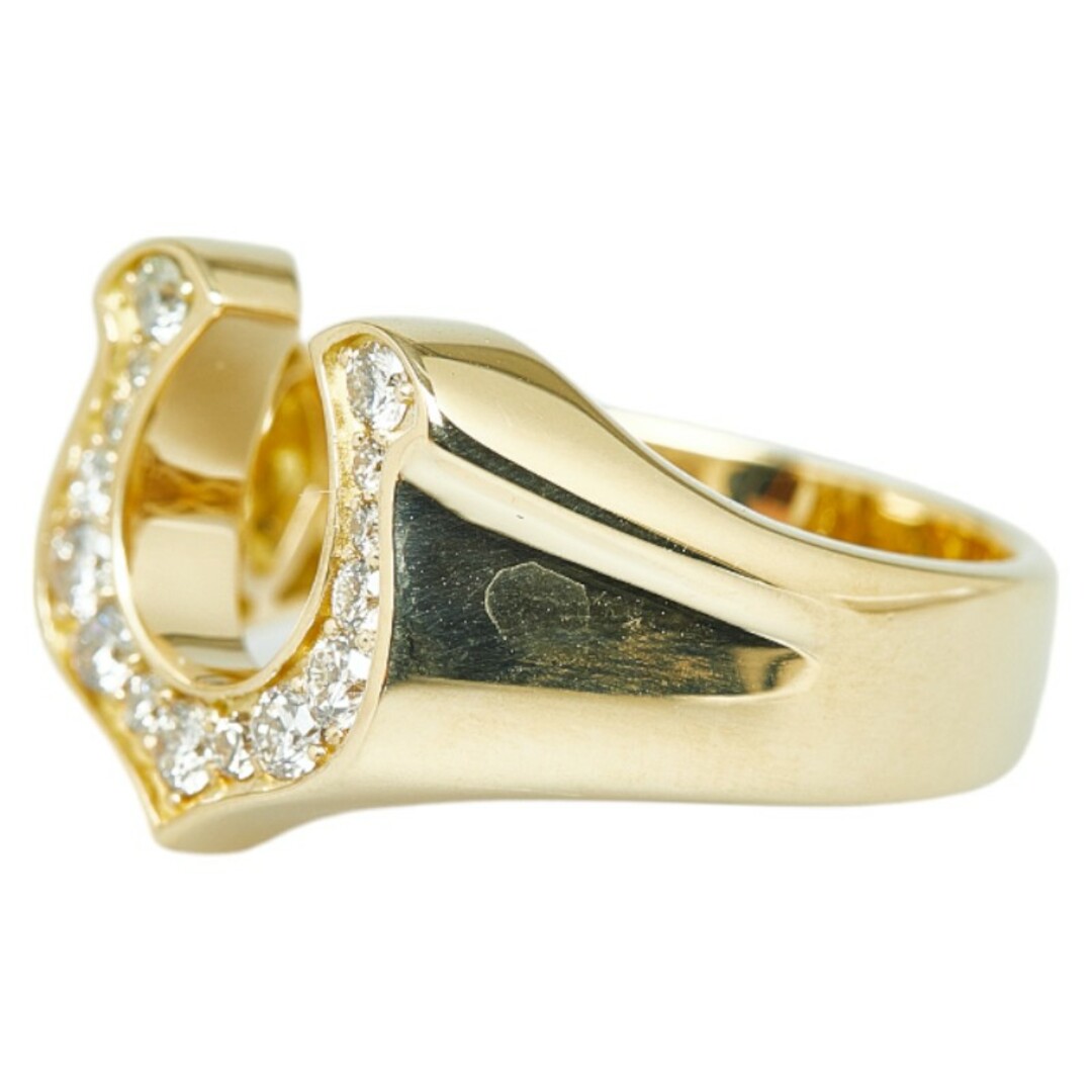 美品 K18YG イエローゴールド リング 指輪 ダイヤ 0.46ct 【1-0149796】 メンズのアクセサリー(リング(指輪))の商品写真