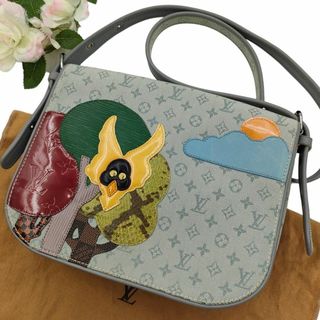 ルイヴィトン(LOUIS VUITTON)のルイヴィトン アニマルミュゼット ショルダーバッグ モノグラム ブルー系 肩掛け(ショルダーバッグ)