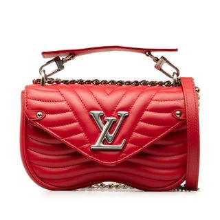 ルイヴィトン(LOUIS VUITTON)の美品 ルイ ヴィトン ニューウェーブ チェーンバッグPM チェーン ショルダーバッグ ハンドバッグ 2WAY M51930 レザー レディース LOUIS VUITTON 【222-49947】(ショルダーバッグ)