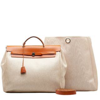 エルメス(Hermes)のエルメス エールラインMM ハンドバッグ ショルダーバッグ 2WAY トワルアッシュ レディース HERMES 【1-0149957】(ハンドバッグ)