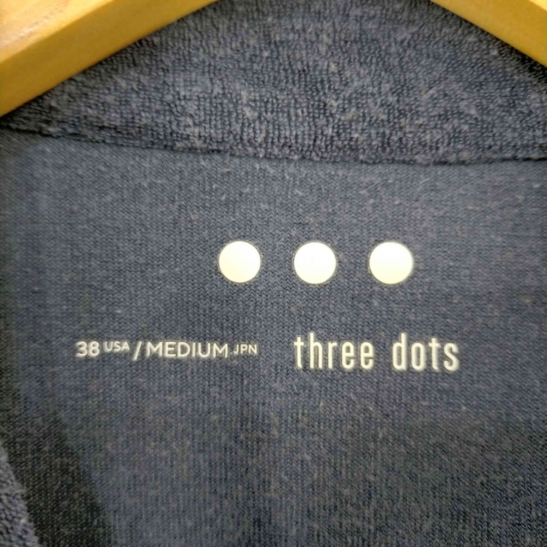 three dots(スリードッツ)のthree dots(スリードッツ) スビンコットン＆スーピマコットンポロシャツ メンズのトップス(ポロシャツ)の商品写真