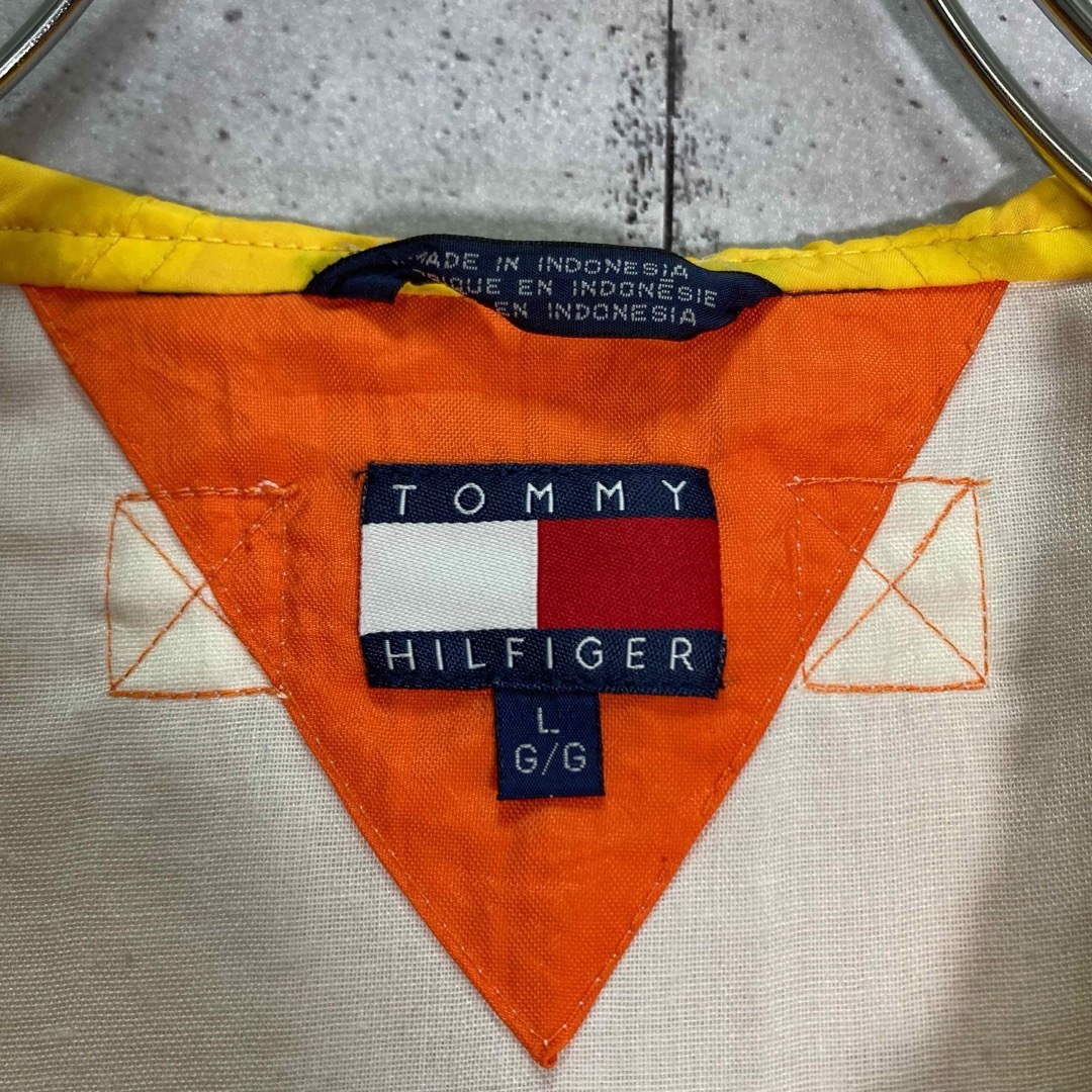 TOMMY HILFIGER(トミーヒルフィガー)の【レアカラー】90s トミーヒルフィガー ナイロンジャケット ビビッドカラー メンズのジャケット/アウター(ナイロンジャケット)の商品写真