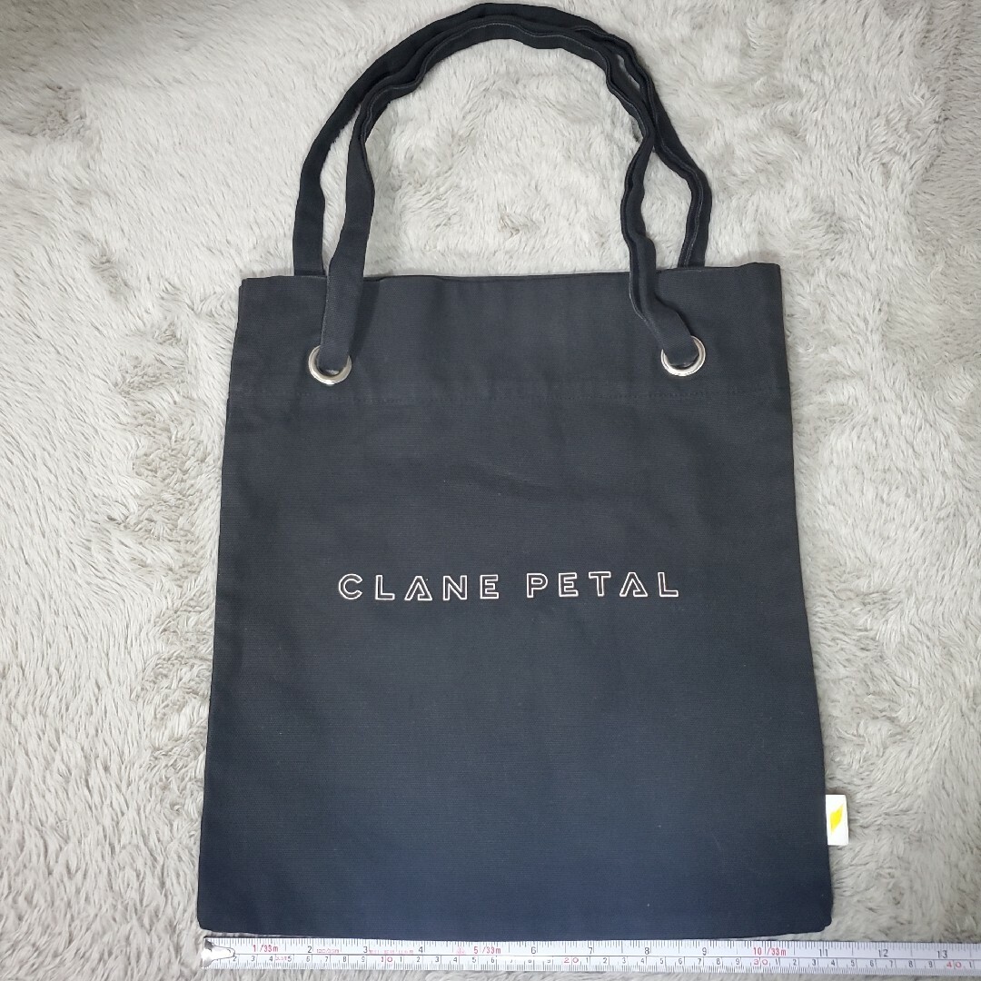 CLANE PETAL(クラネペタル)のCLANE PETAL　クラネペタル　3ポケットトートバッグ (黒) レディースのバッグ(トートバッグ)の商品写真