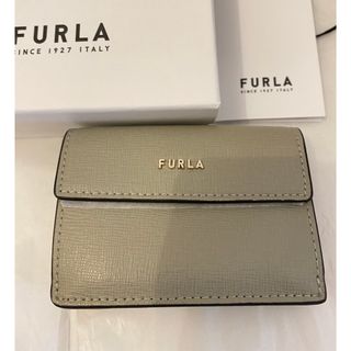 フルラ(Furla)のFURLAフルラ　三つ折り財布 バビロン　BABYLON ミニ財布　グレー(財布)