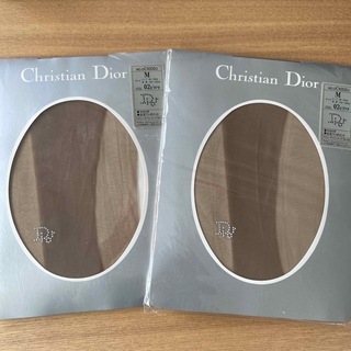 クリスチャンディオール(Christian Dior)のChristian Dior  ストッキング　Mサイズ　2セット　ワンポイント(タイツ/ストッキング)