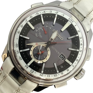セイコー(SEIKO)の　セイコー SEIKO アストロン リミテッド エディション SBXA045 ブラック SS/革ベルト クオーツ メンズ 腕時計(その他)