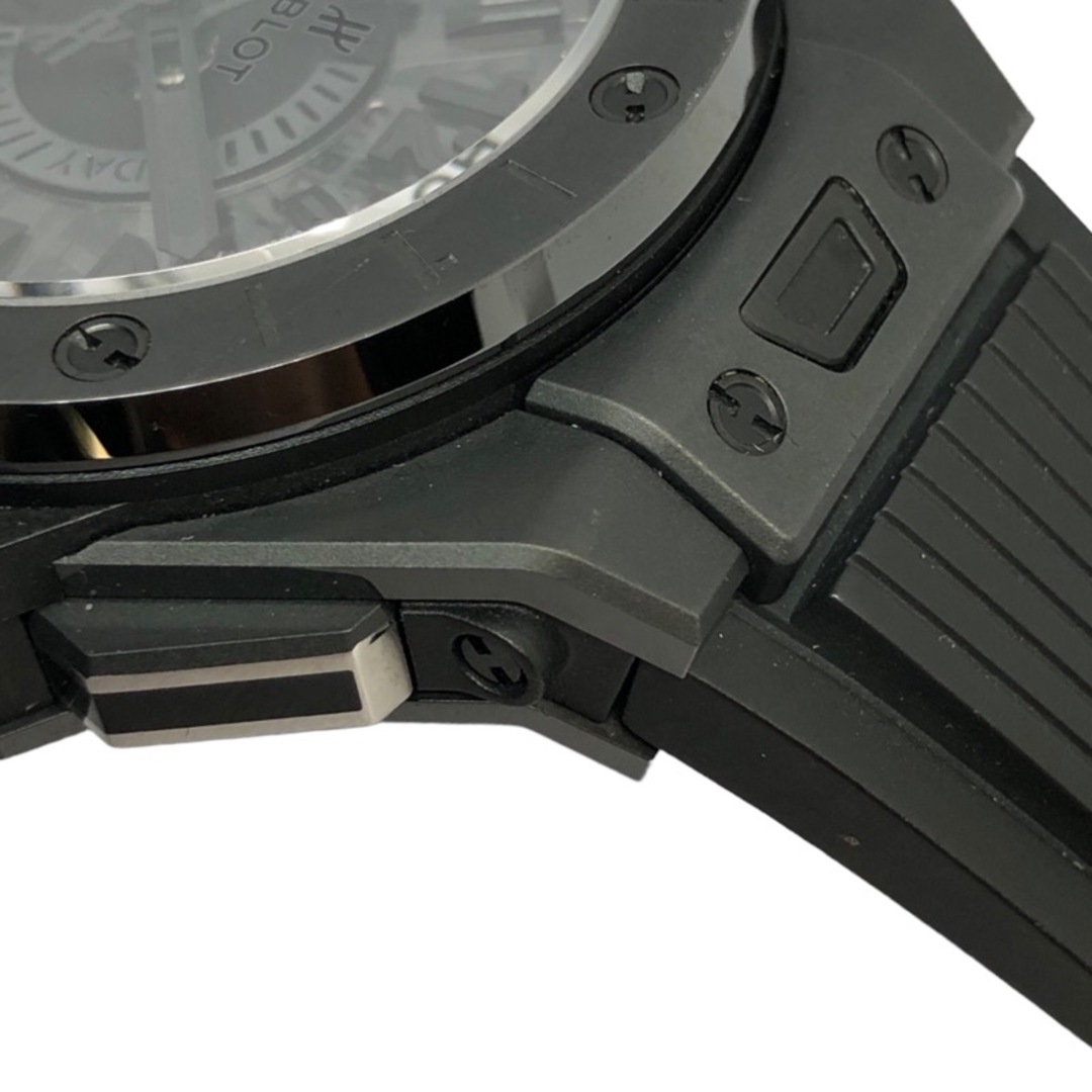 HUBLOT(ウブロ)の　ウブロ HUBLOT ビッグバン GMT オールブラック ヨウジヤマモト 471.CI.1114.RX.YOY20 ブラック セラミック/ラバーベルト 自動巻き メンズ 腕時計 メンズの時計(その他)の商品写真