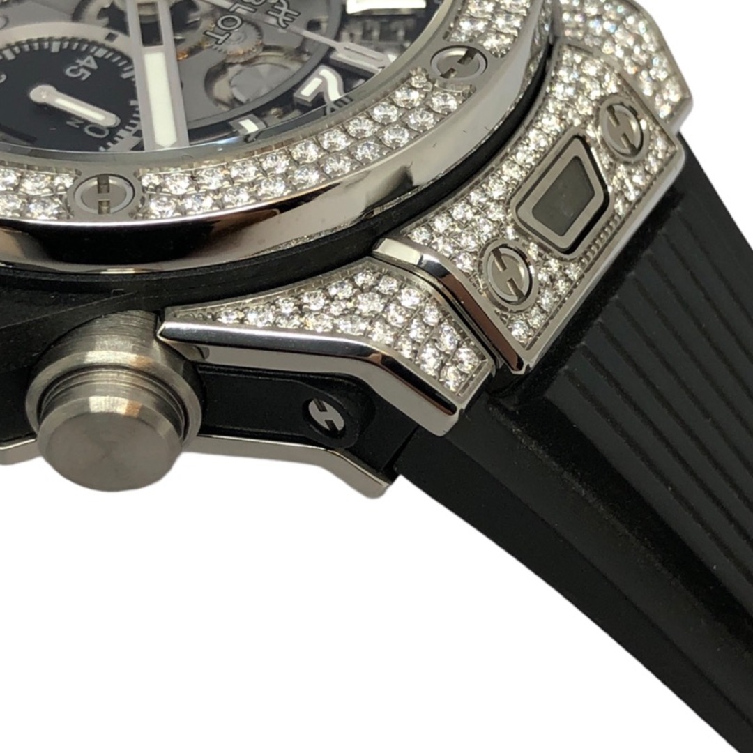HUBLOT(ウブロ)の　ウブロ HUBLOT ビッグバン ウニコ チタニウム パヴェダイヤ 441.NX.1171.RX.1704 シルバー チタン/ラバーベルト 自動巻き メンズ 腕時計 メンズの時計(その他)の商品写真