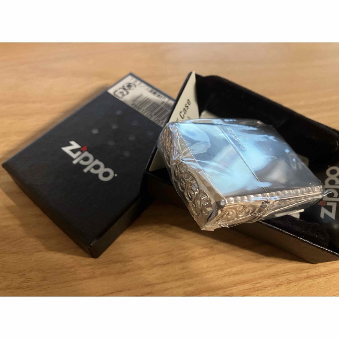 ZIPPO(ジッポー)のZIPPO アーマー ジッポー ライター 正規品 プラチナ 3面彫刻 アラベスク メンズのファッション小物(タバコグッズ)の商品写真