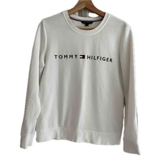  TOMMY HILFIGER トレーナー　ホワイト　カットソー　サイズS