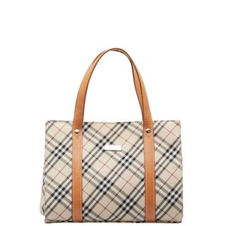 バーバリー(BURBERRY)のバーバリー ノバチェック ハンドバッグ トートバッグ キャンバス レディース BURBERRY 【1-0150742】(ハンドバッグ)