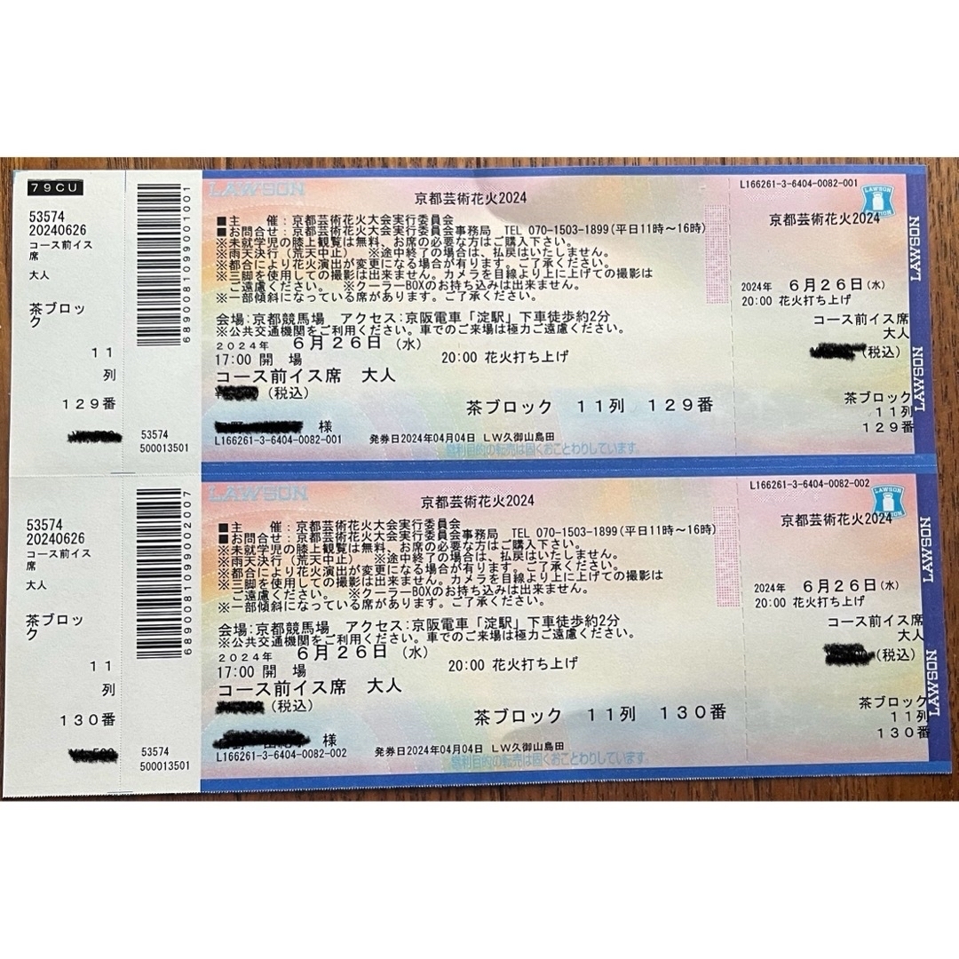 京都芸術花火2024 チケットの施設利用券(美術館/博物館)の商品写真