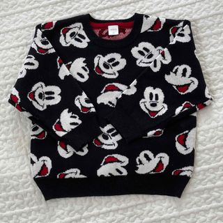 Disney ミッキーマウス　ニットカットソー　110(Tシャツ/カットソー)