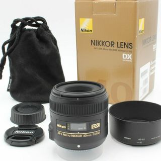 ニコン(Nikon)の極美品 ニコン AF-S Micro NIKKOR 40mm f2.8 G DX(レンズ(単焦点))