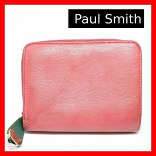 Paul Smith - ポールスミス　コンパクトウォレット　折り財布　ラウンドジップ　ハート　ピンク 3