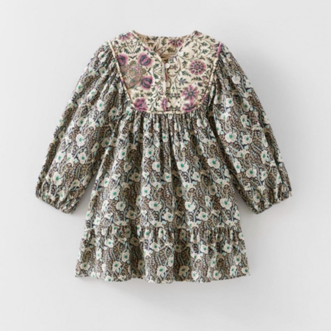 ZARA KIDS(ザラキッズ)のZARA baby パッチワークワンピース キッズ/ベビー/マタニティのキッズ服女の子用(90cm~)(ワンピース)の商品写真