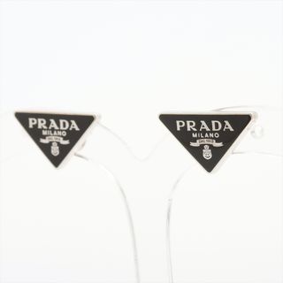 プラダ(PRADA)のプラダ トライアングル 925  ブラック レディース ピアス(ピアス)