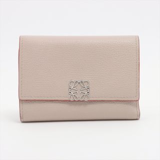 ロエベ(LOEWE)のロエベ スモールバーティカルウォレット レザー  ベージュ レディース コ(財布)