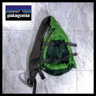 パタゴニア(patagonia)のPatagonia Atom ワンショルダー スリングバッグ グリーン y2k(ボディーバッグ)