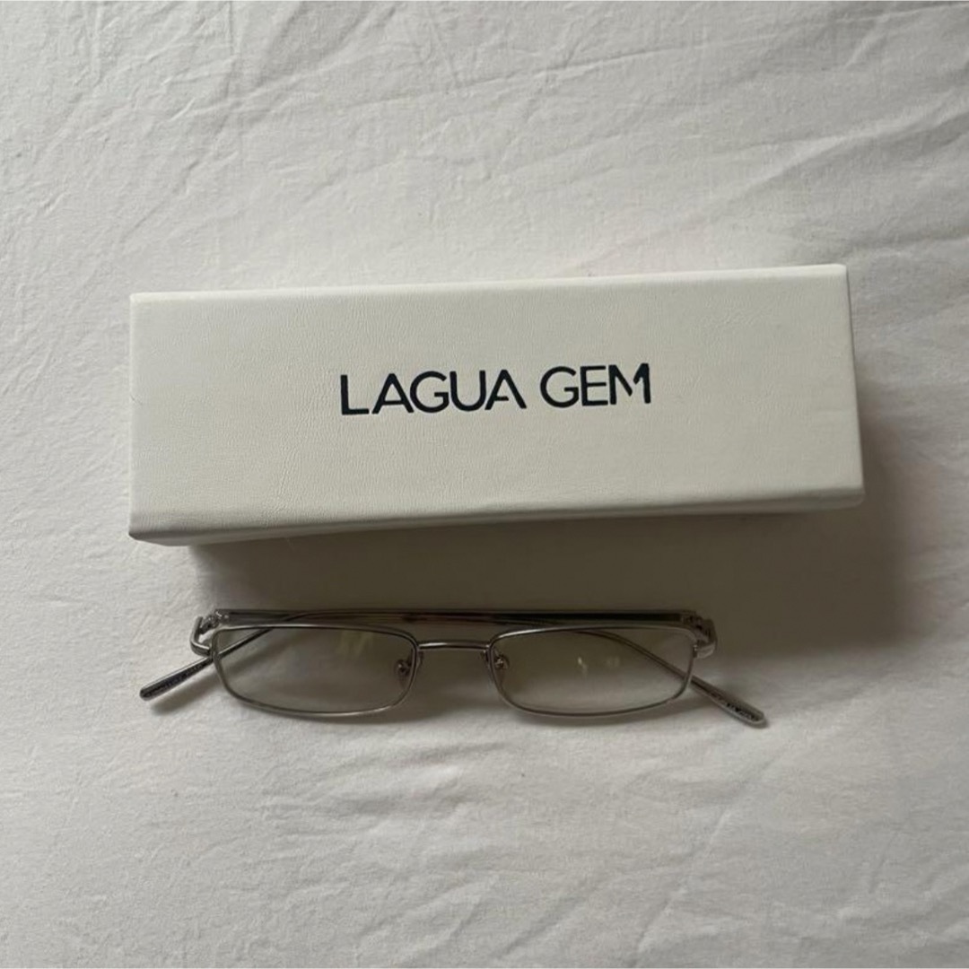 LAGUA GEM(ラグアジェム)のlagua gem narrow アイウェア メガネ サングラス シルバー レディースのファッション小物(サングラス/メガネ)の商品写真