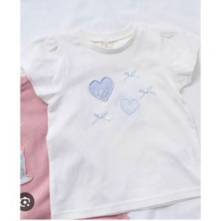 アプレレクール(apres les cours)の【新品】apres les cours  ハートモチーフ　Tシャツ　100 (Tシャツ/カットソー)