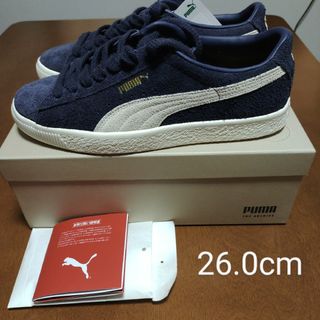 プーマ(PUMA)の【匿名配送】新品未使用 PUMA SUEDE スエード ネイビー 26.0cm(スニーカー)