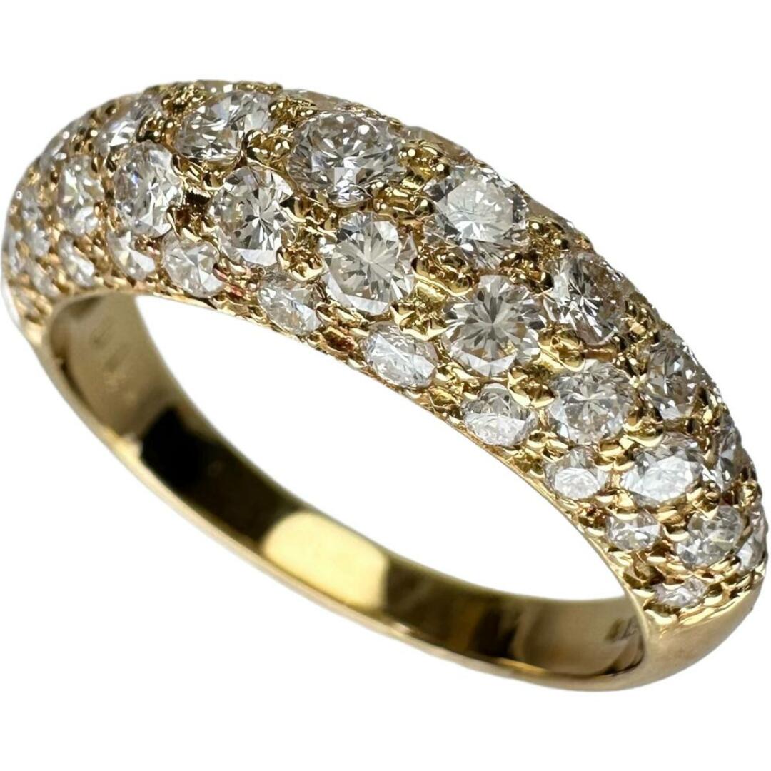 リング・指輪 ハーフダイヤ/パヴェセッティング K18 ダイヤモ レディースのアクセサリー(リング(指輪))の商品写真