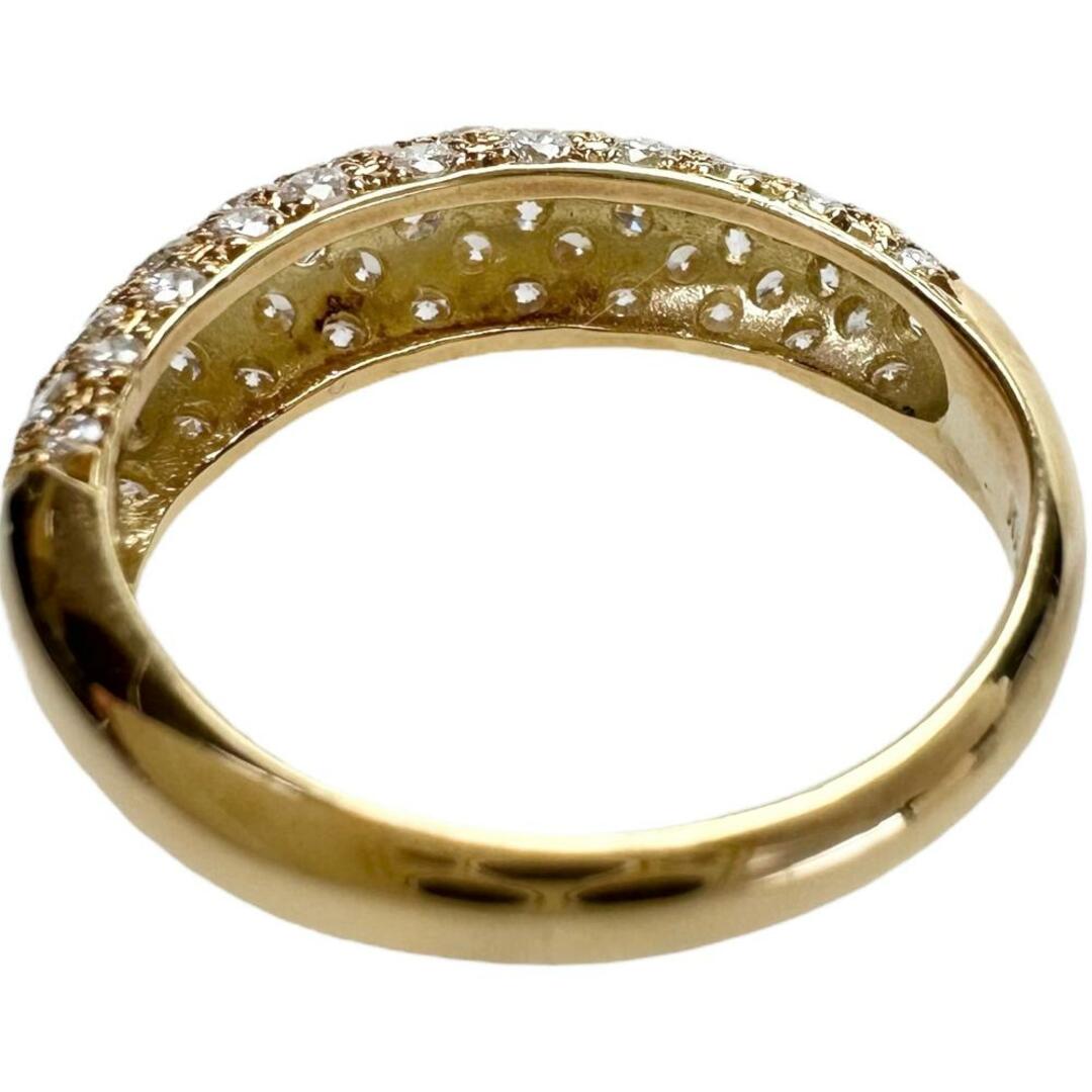 リング・指輪 ハーフダイヤ/パヴェセッティング K18 ダイヤモ レディースのアクセサリー(リング(指輪))の商品写真