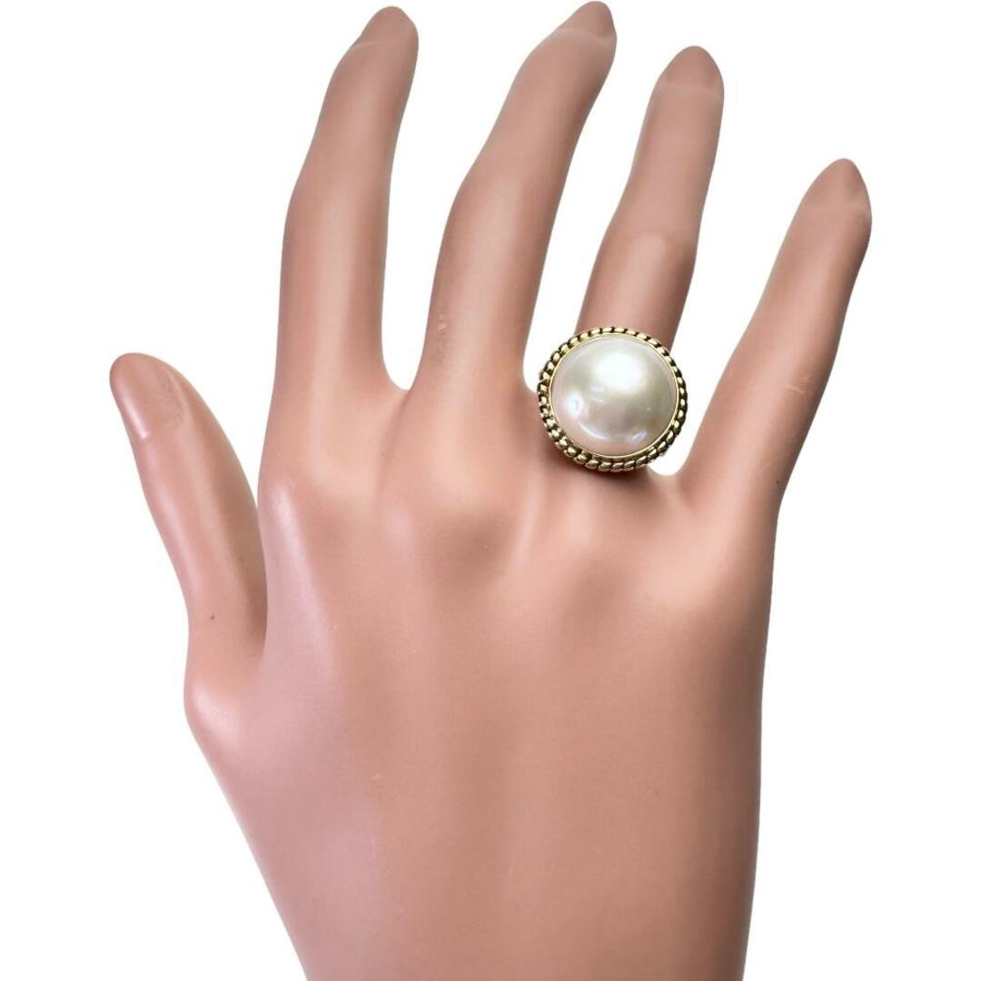 リング・指輪  K18 マベパール/真珠14.5mm レディースのアクセサリー(リング(指輪))の商品写真