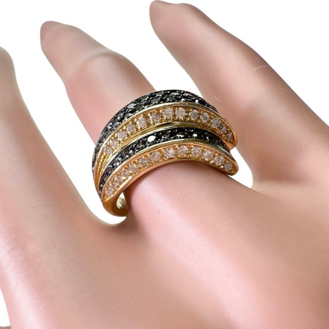 リング・指輪  K18 ブラックダイヤモンド レディースのアクセサリー(リング(指輪))の商品写真