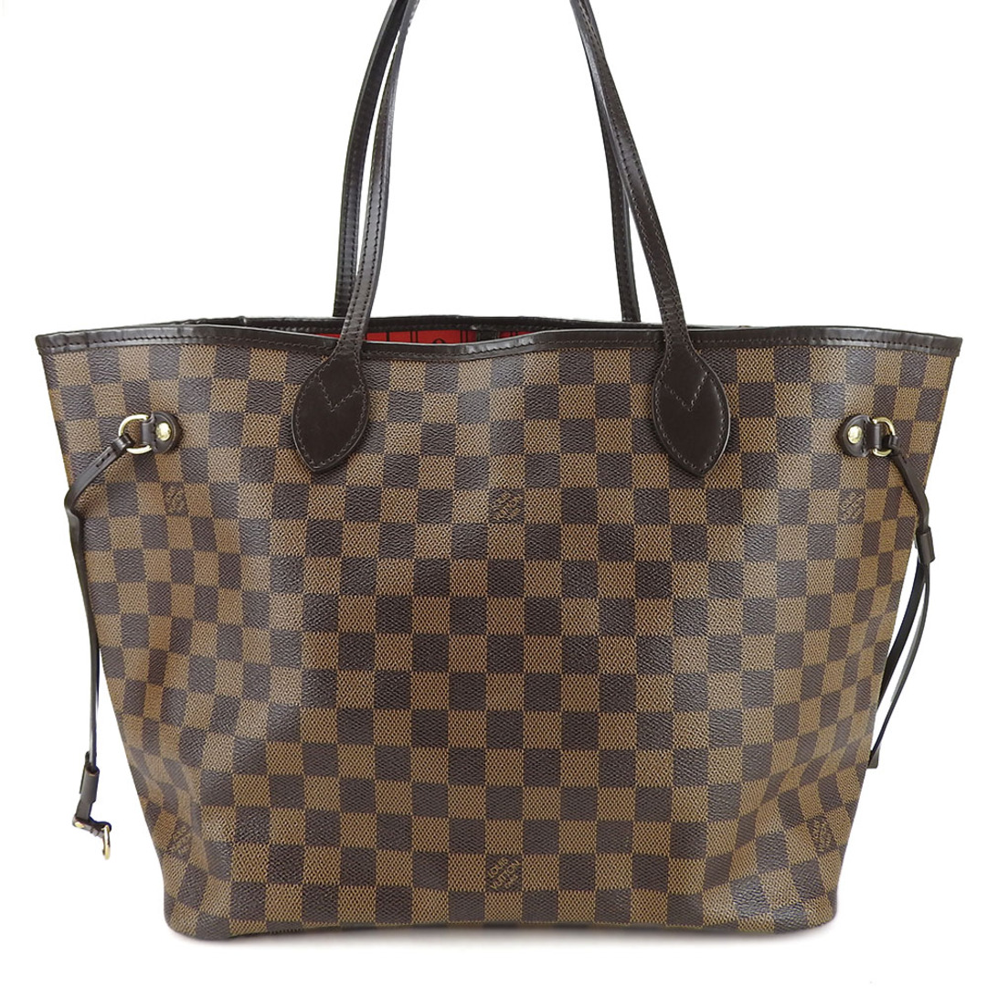 LOUIS VUITTON(ルイヴィトン)の【中古】 ルイ・ヴィトン トートバッグ ネヴァーフルMM N51105 ダミエキャンバス ブラウン ゴールド金具 肩がけ レディース 女性 LOUIS VUITTON レディースのバッグ(トートバッグ)の商品写真