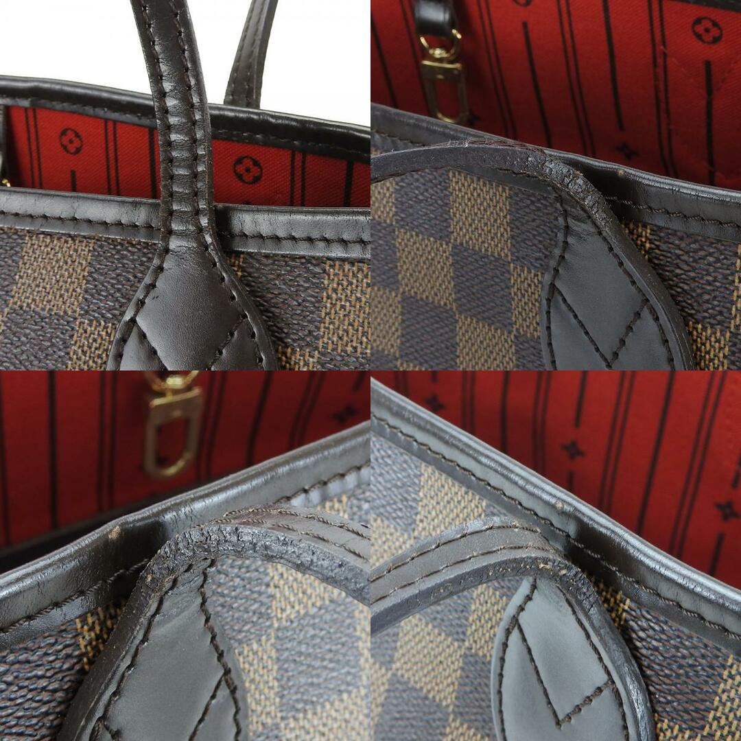 LOUIS VUITTON(ルイヴィトン)の【中古】 ルイ・ヴィトン トートバッグ ネヴァーフルMM N51105 ダミエキャンバス ブラウン ゴールド金具 肩がけ レディース 女性 LOUIS VUITTON レディースのバッグ(トートバッグ)の商品写真