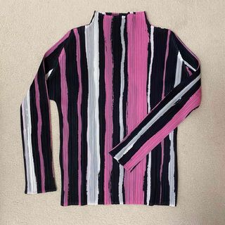 プリーツプリーズイッセイミヤケ(PLEATS PLEASE ISSEY MIYAKE)のイッセイミヤケ PLEATS PLEASE ハイネック長袖シャツ(Tシャツ/カットソー(七分/長袖))