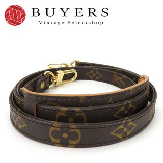 ルイヴィトン(LOUIS VUITTON)の【中古】 ルイ・ヴィトン ショルダーストラップ モノグラムキャンバス ブラウン ゴールド金具 斜め掛け 調節不可 レディース 女性 LOUIS VUITTON(その他)