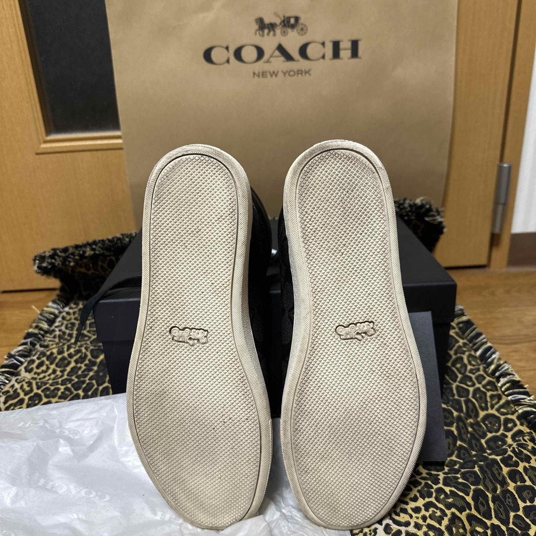 COACH(コーチ)の正規品 本物 希少 激レア コーチ COACH シグネチャーライン 即完売 廃盤 メンズの靴/シューズ(スニーカー)の商品写真