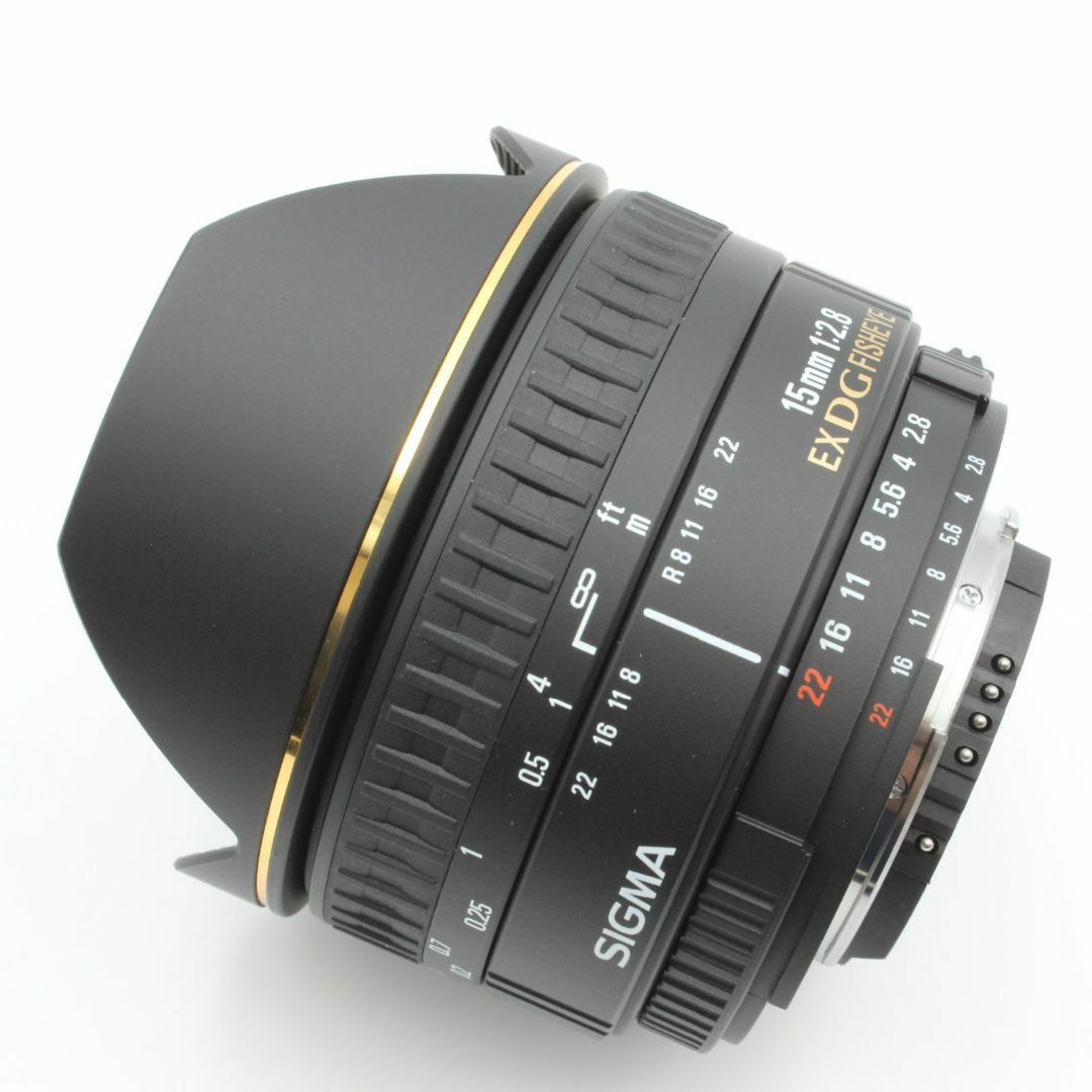 SIGMA(シグマ)の【新品同様】 SIGMA シグマ 15mm f2.8 EX DG FISHEYE スマホ/家電/カメラのカメラ(レンズ(単焦点))の商品写真