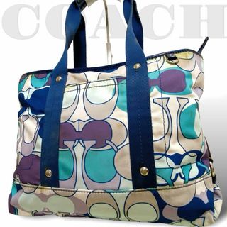 【COACH】トートバッグ デイジースカーフプリント 17178 ナイロン(トートバッグ)