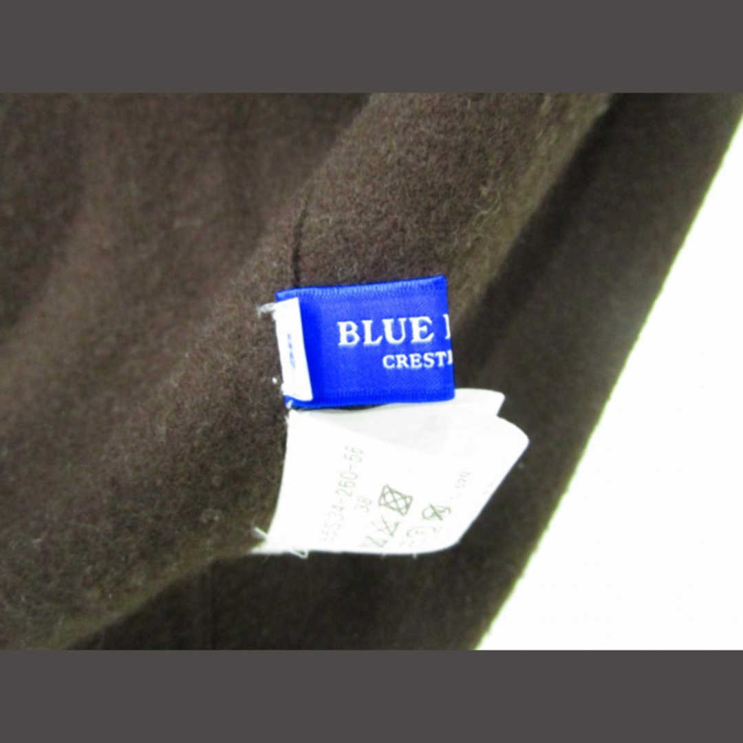 ブルーレーベルクレストブリッジ 美品 フリンジ巻きスカート ひざ丈 ■WY レディースのスカート(ひざ丈スカート)の商品写真