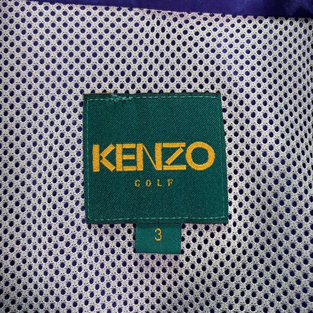 KENZO(ケンゾー)の【レアカラー】90s ケンゾー フルジップ ナイロンジャケット パープル L メンズのジャケット/アウター(ナイロンジャケット)の商品写真