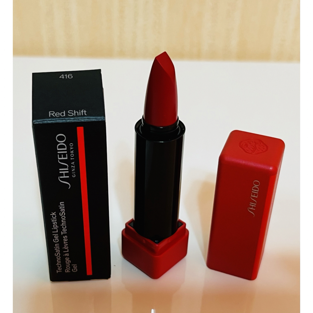 SHISEIDO (資生堂)(シセイドウ)のSHISEIDO  テクノサテン ジェル リップスティック 416 特製サイズ コスメ/美容のベースメイク/化粧品(口紅)の商品写真