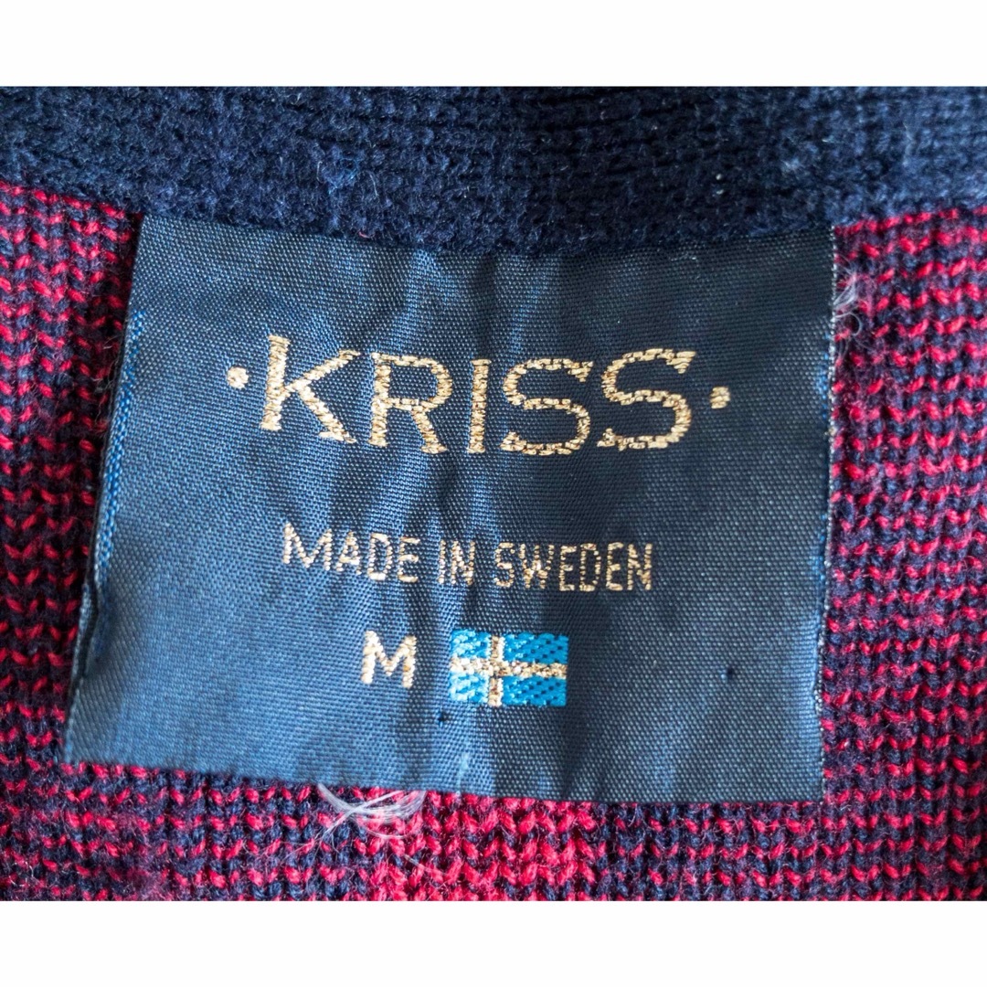KRISS カーディガン 80's ヴィンテージ 70s 60s 50s 40s メンズのトップス(カーディガン)の商品写真