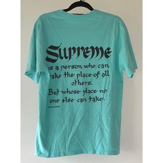 Supreme - supreme person tee サイズM カラーteal