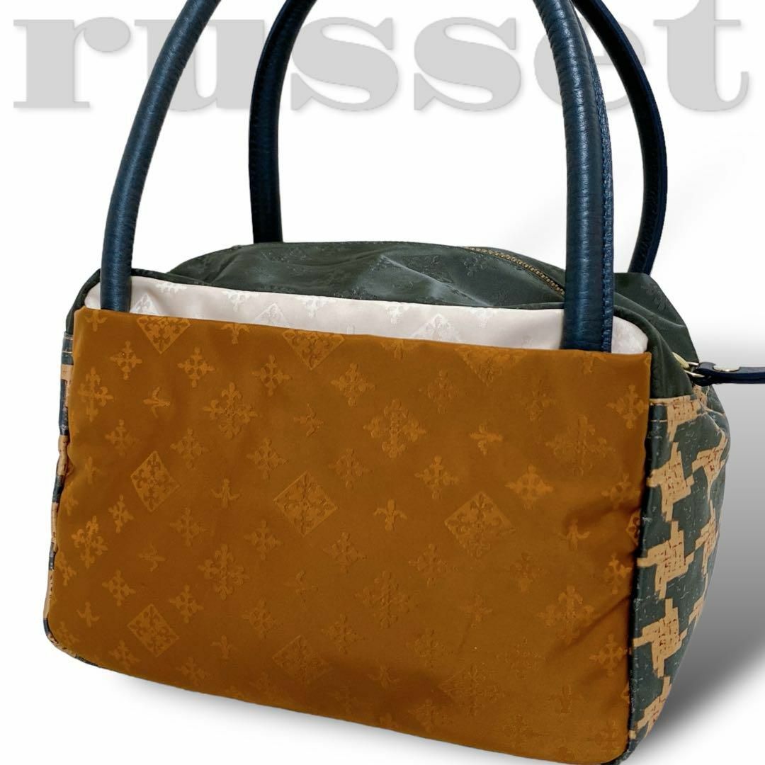 Russet(ラシット)の美品【ラシット】russet ハンドバッグ  キューブ CUBEトートバッグ レディースのバッグ(ハンドバッグ)の商品写真