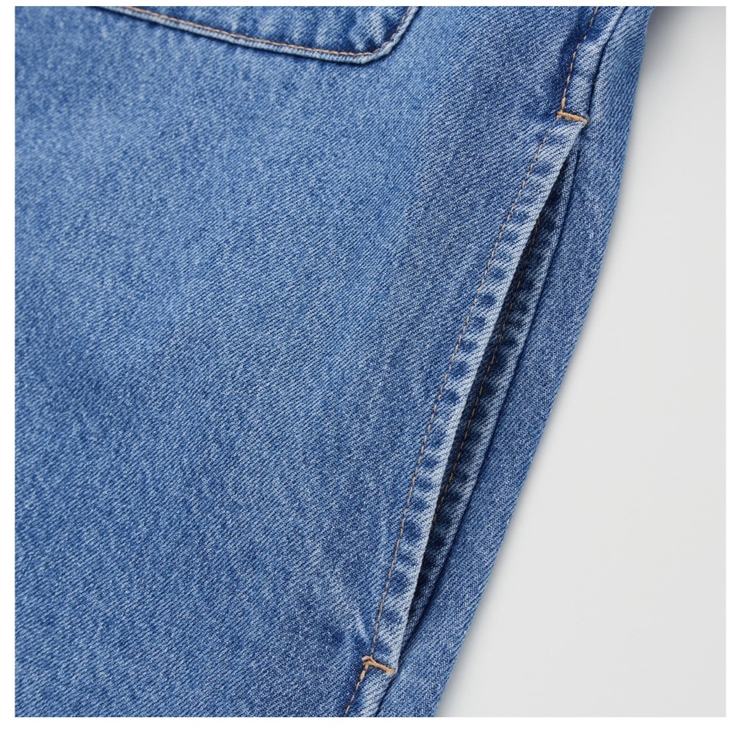UNIQLO(ユニクロ)のデニムシャツジャケット　ユニクロ　Mサイズ レディースのジャケット/アウター(Gジャン/デニムジャケット)の商品写真