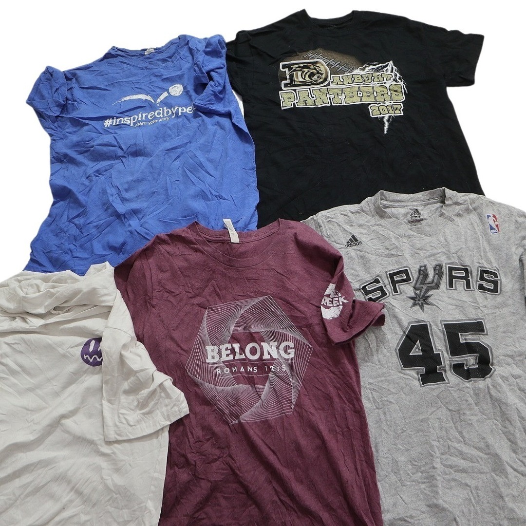 古着卸 まとめ売り カラーmix プリント 半袖Tシャツ 20枚セット (メンズ M /L ) ワンポイント コロンビア NBA MS9617 メンズのジャケット/アウター(その他)の商品写真