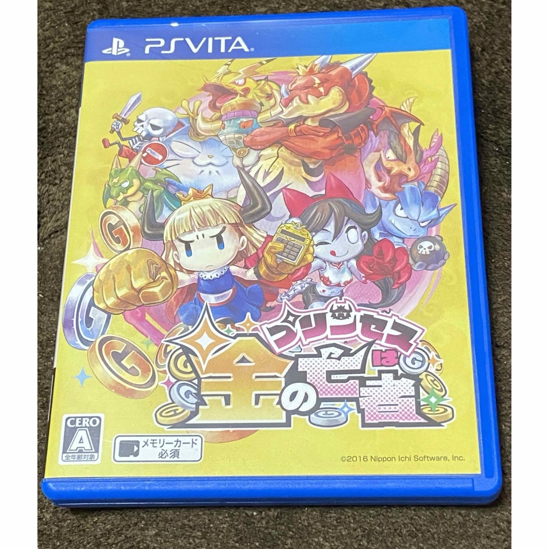 PlayStation Vita(プレイステーションヴィータ)のプリンセスは金の亡者 エンタメ/ホビーのゲームソフト/ゲーム機本体(携帯用ゲームソフト)の商品写真